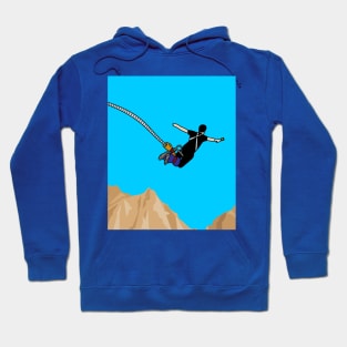 Bungee Jumping Jump To Freedom Hoodie